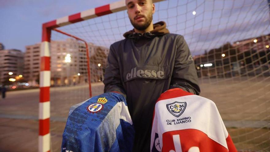 César García, jugador del Marino: &quot;El derbi se va a decidir en el balón parado, tenemos que estar atentos a nivel defensivo&quot;