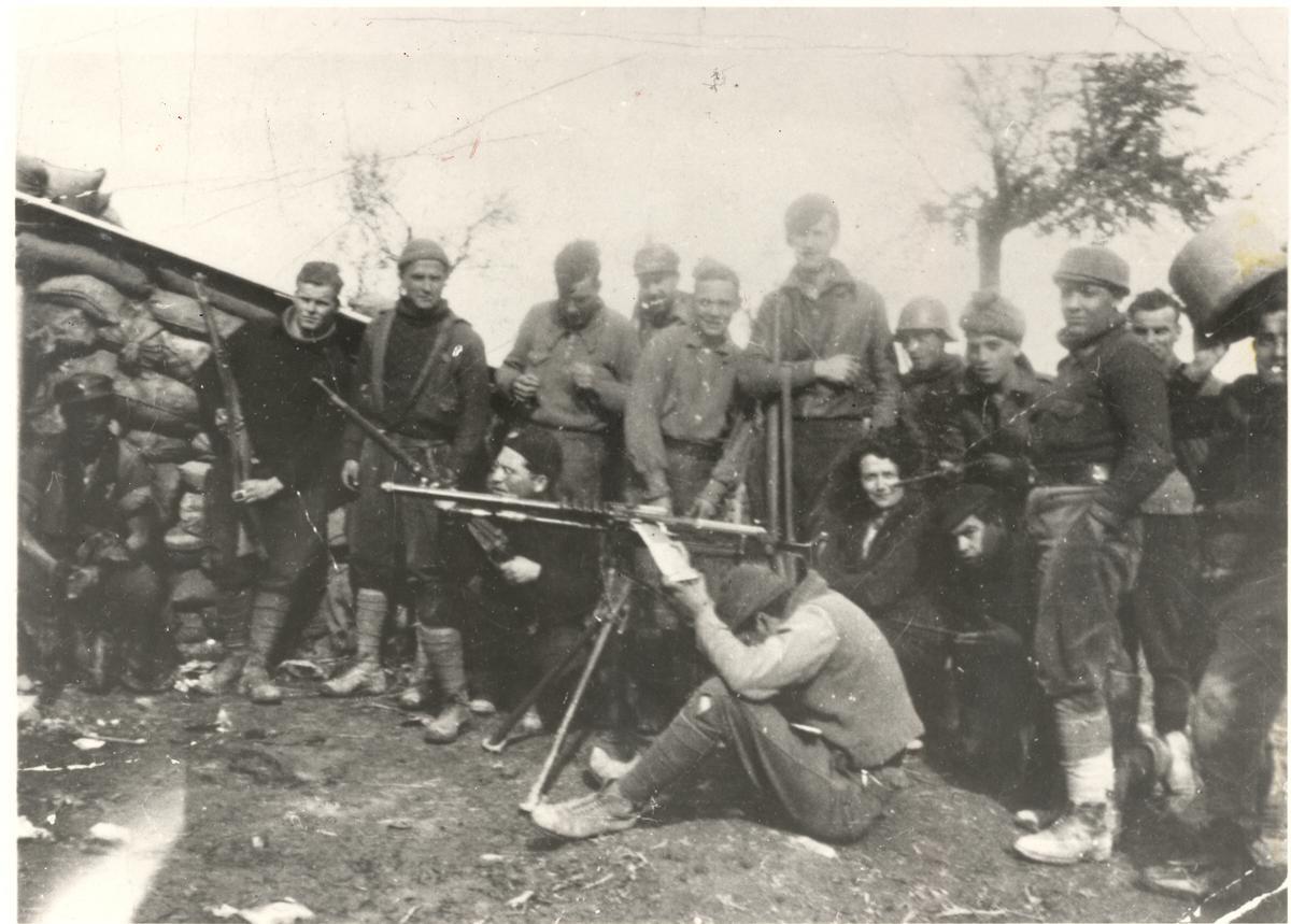 George Orwell en el frente de Aragón
