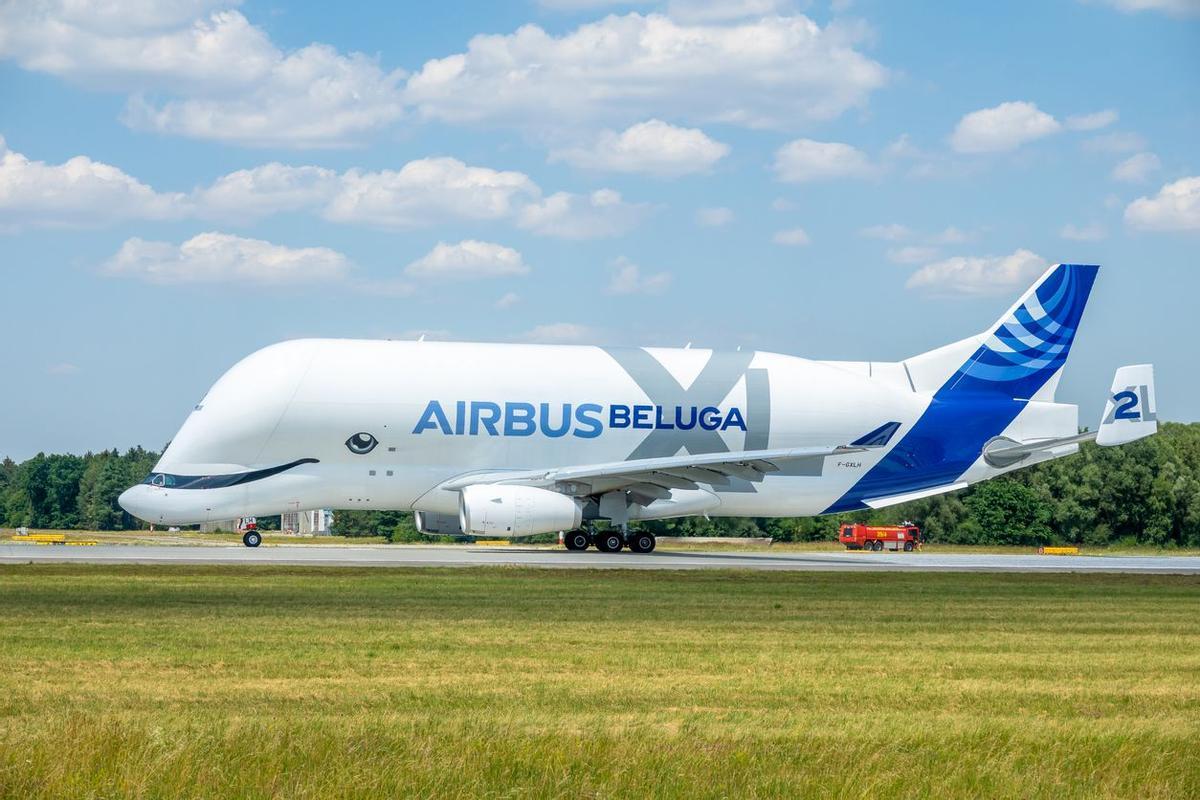 Avión Beluga pista
