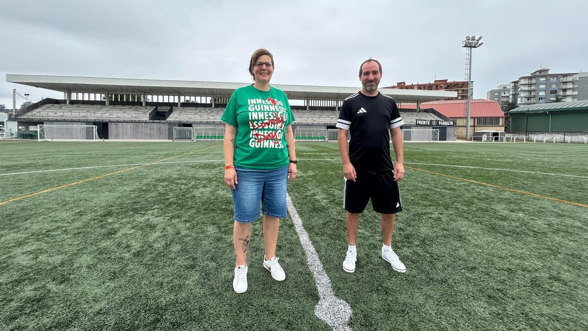 Leticia González y Miguel Fernández, en Ferrota.