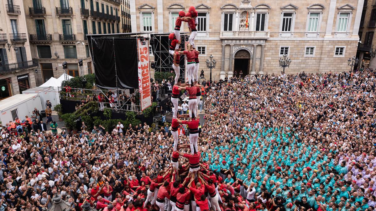 Diada històrica castellera Mercè 2025