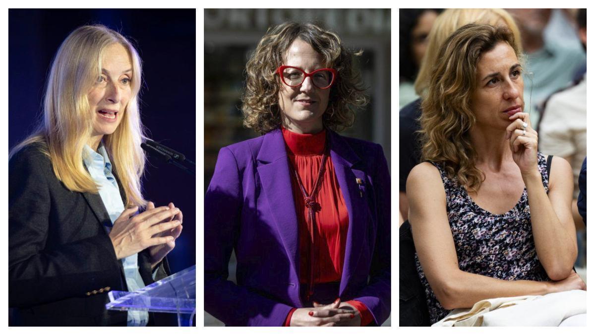 Anna Navarro, Tània Verge i Laia Estrada.