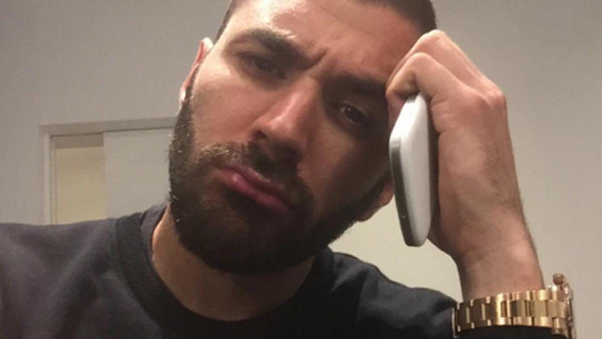 Karim Benzema, en una foto colgada por él mismo en Instagram 24 horas antes de su detención