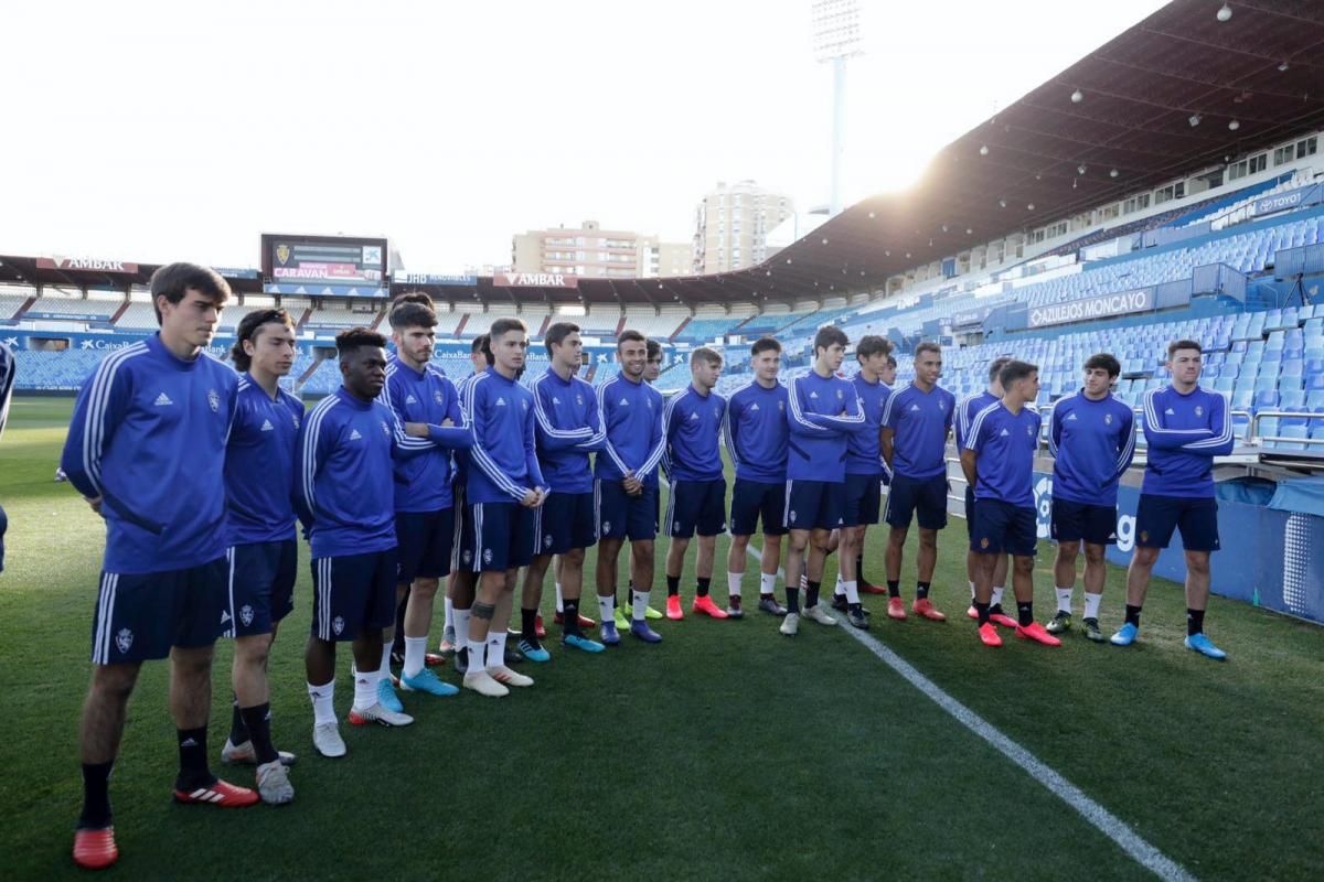 Entrenamiento del Real Zaragoza juvenil