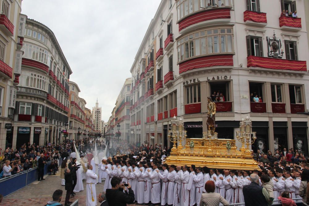 Las imágenes del Resucitado, la procesión del Domingo de Resurrección que pone punto final a la Semana Santa de Málaga