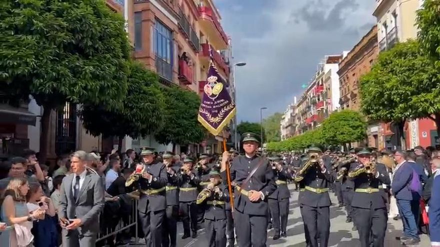 Llega la Banda de la Centuria Juvenil a la Capilla de la Estrella a diez minutos de que se abran las puertas
