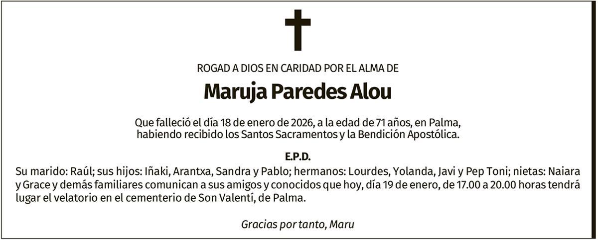 Maruja Paredes Alou