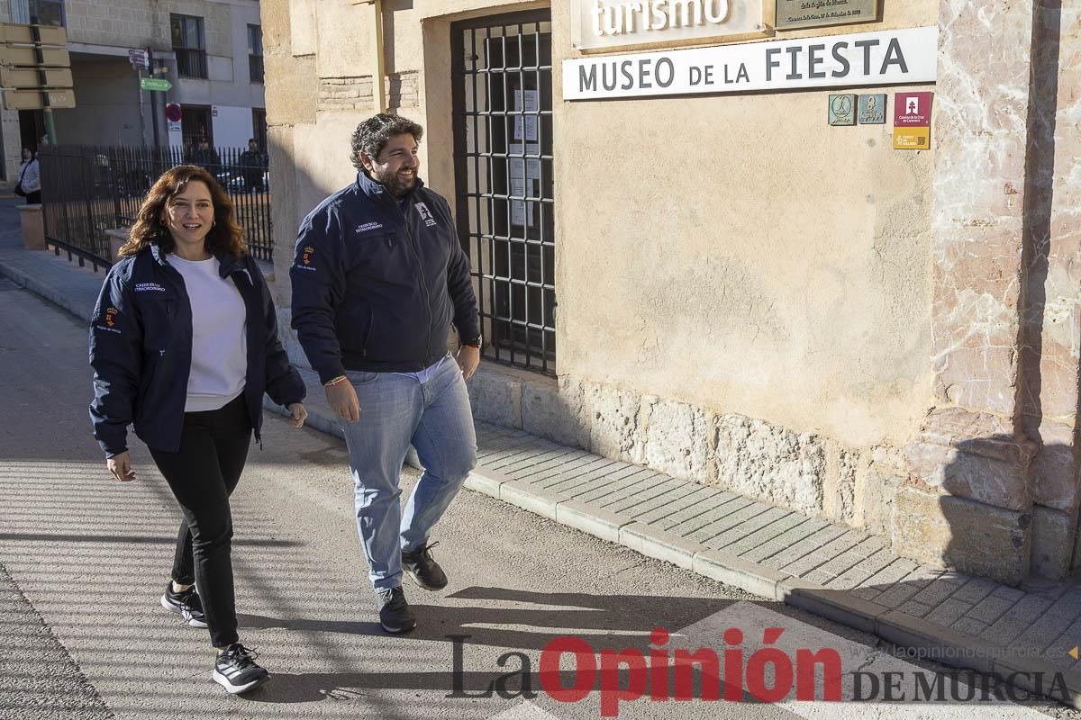 Así ha sido la visita de Isabel Díaz Ayuso a Caravaca de la Cruz