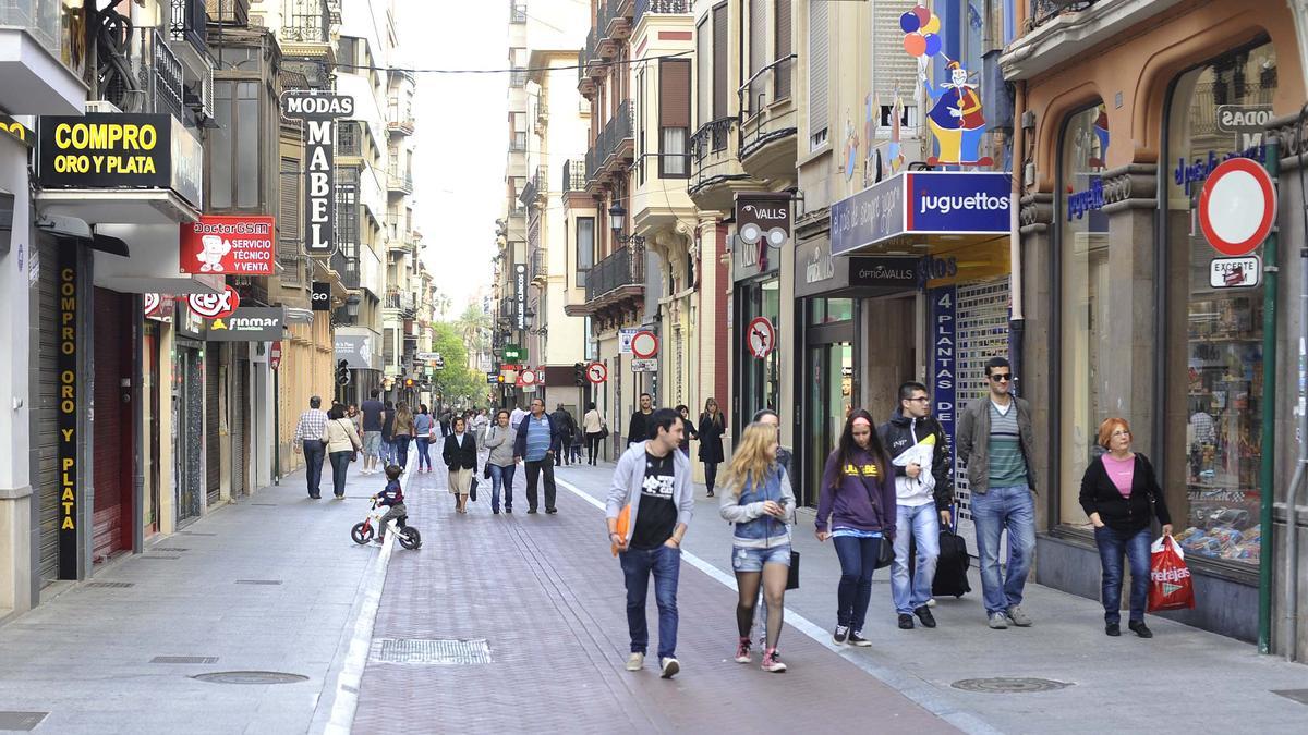La campaña de bonos comerciales quiere impulsar a los comercios del centro de Castelló.