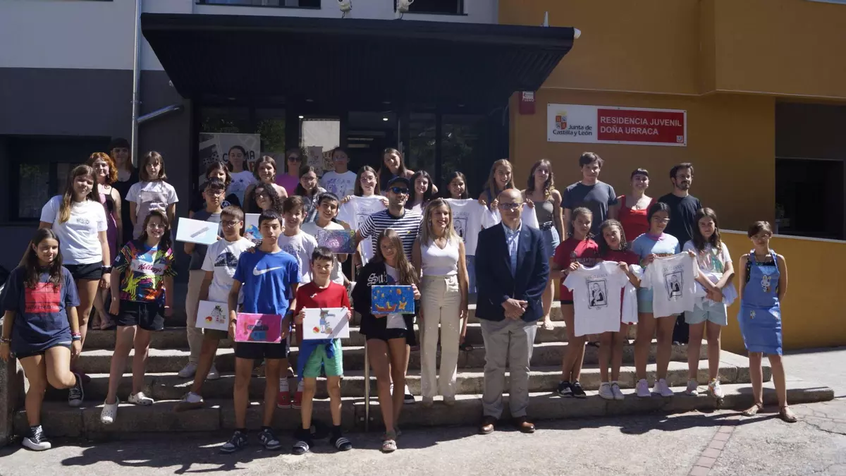Un día en el campamento "¡Qué Cuadro!" para jóvenes artistas