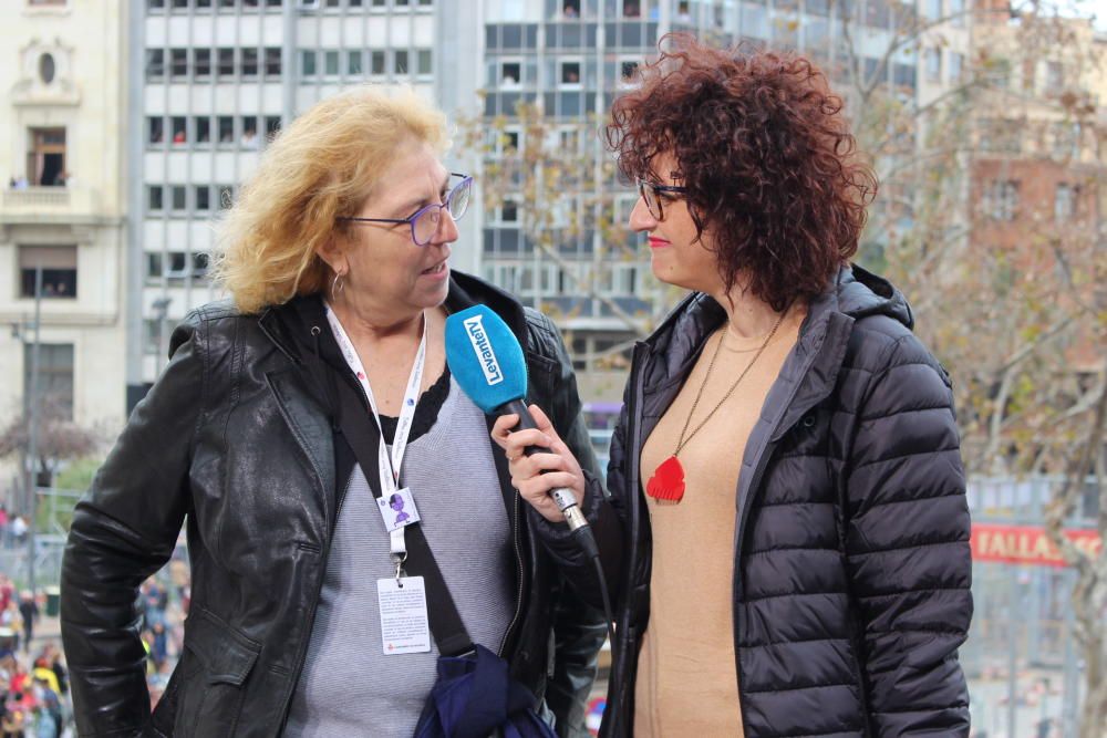 La vicepresidenta de Cultura, Inma Guererro, y Pepa gómez.