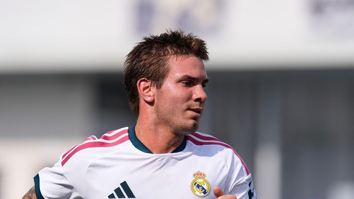 Franco Mastantuono en esta pretemporada con el Real Madrid