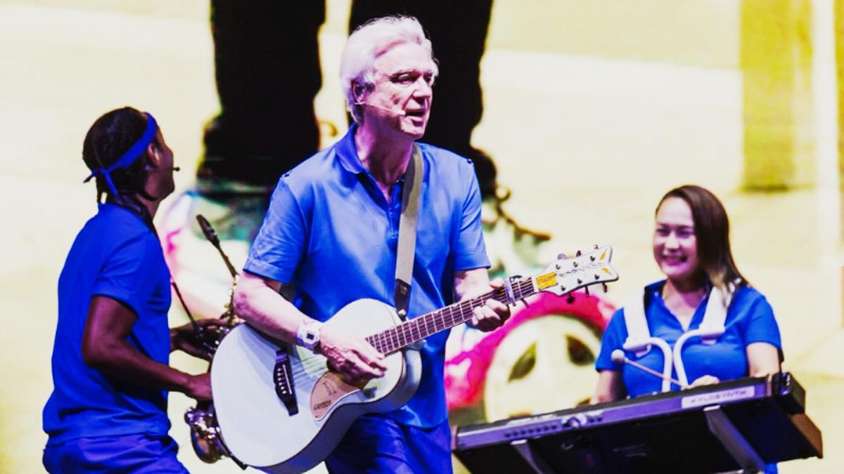 David Byrne, en el Festival Cruïlla 2026, en el Parc del Fòrum.