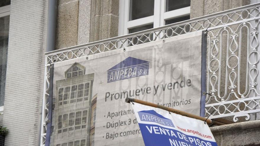Promoción inmobiliaria en la ciudad de A Coruña, donde también se ha acelerado el mercado de viviendas. | // VÍCTOR ECHAVE