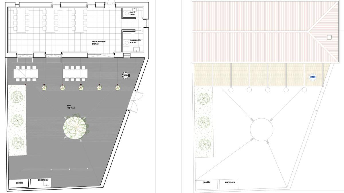 Aspecto del local tras la mejora según el proyecto.