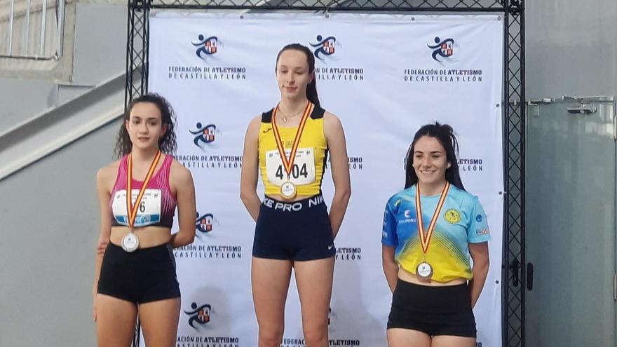 Nerea Miguel, del Atletismo Zamora, campeona de Castilla y León Sub-20