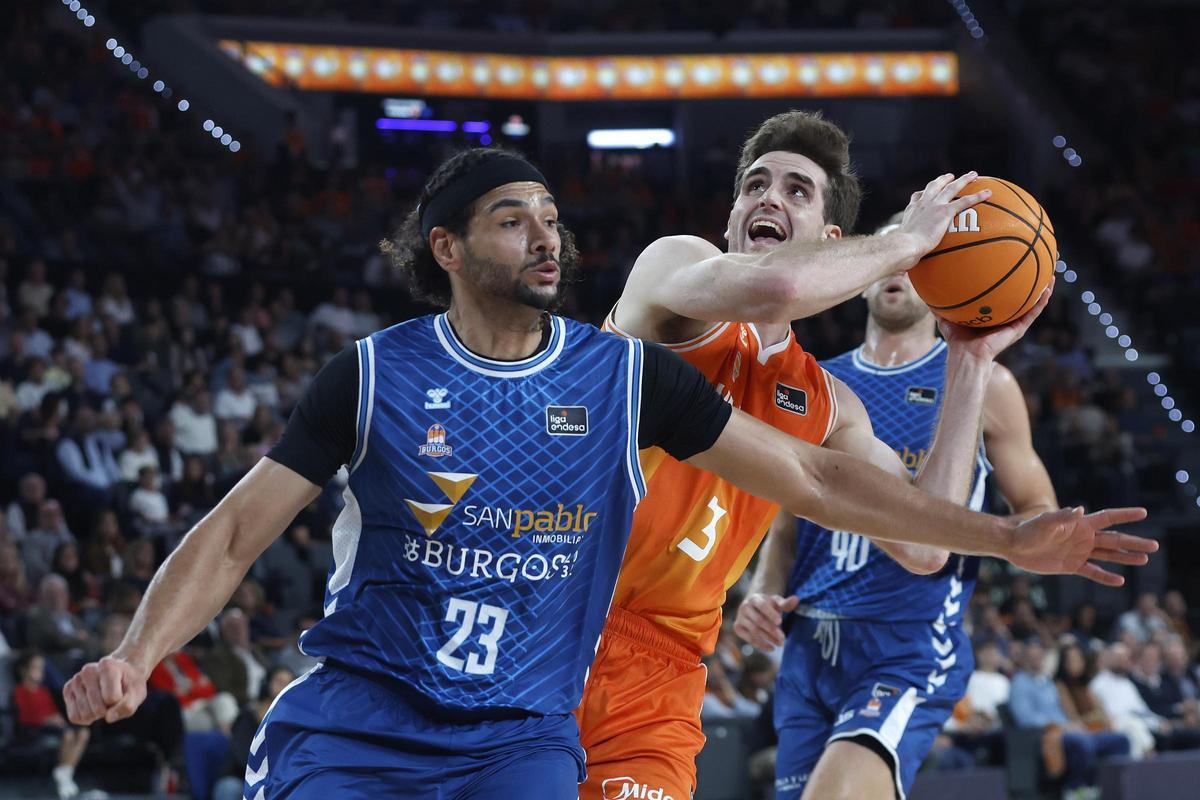 Leo Meindl, durante un partido con el San Pablo Burgos.