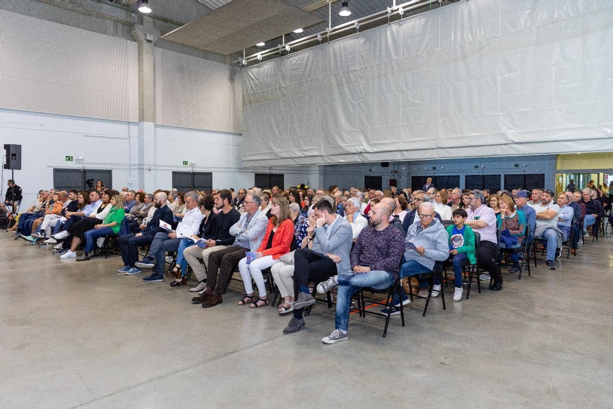 Els assistents a la Sala Polivalent de l'Escala. | CANDIDATURA DE PROGRÉS L’ESCALA