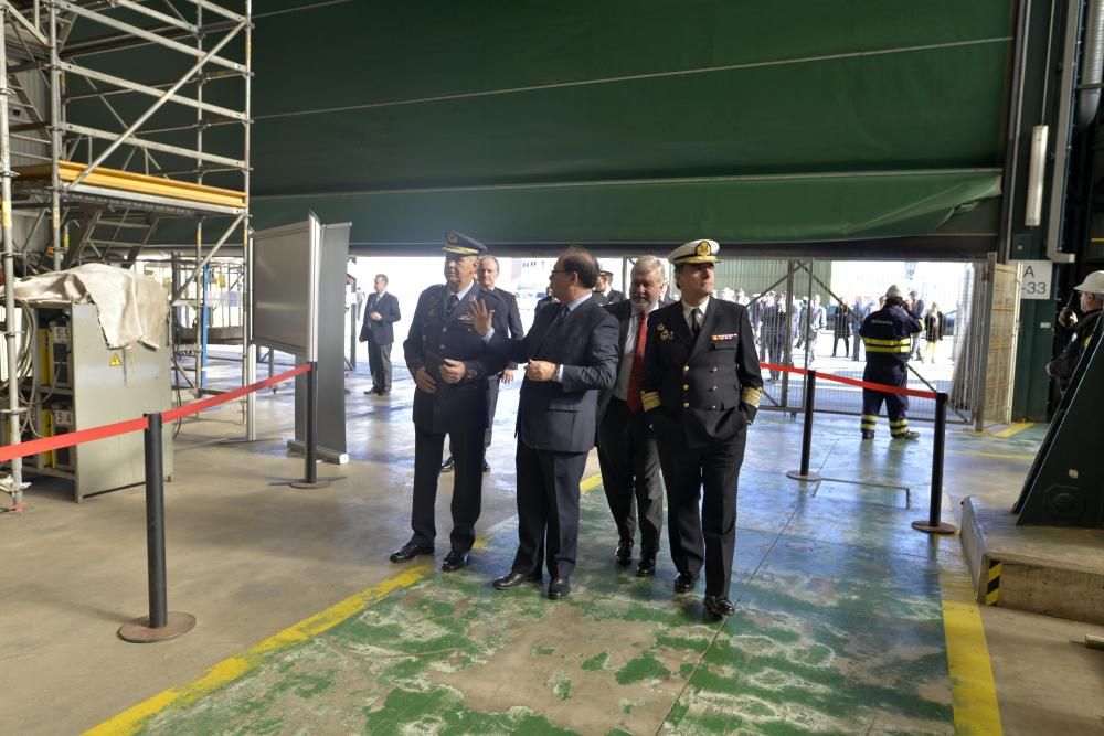 Visita a la construcción del submarino S-80 de Navantia