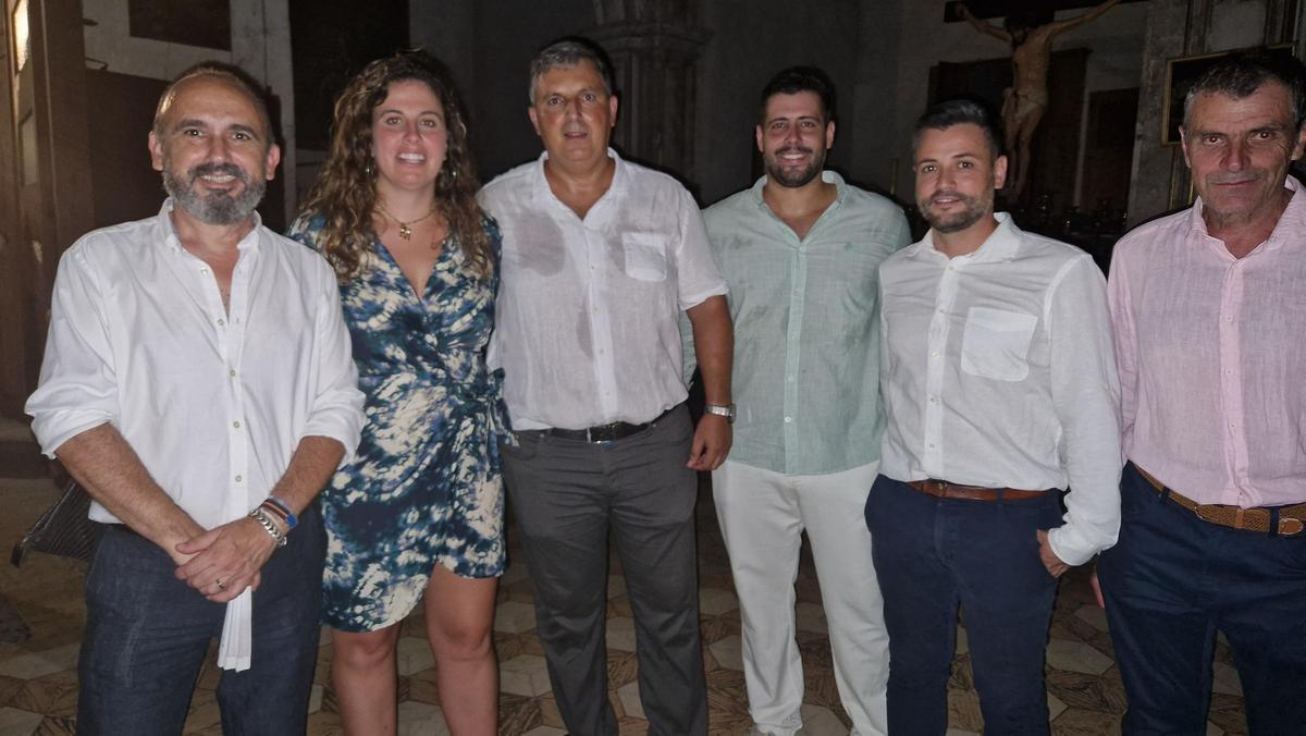 Rafael Rubio, Marta Cano, Pedro Acosta, Toni Peña, Enrique Garcón y Tomeu Nadal.
