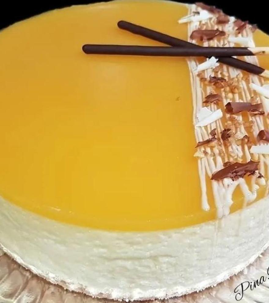 La tarta mousse de mango y coco más fácil y refrescante