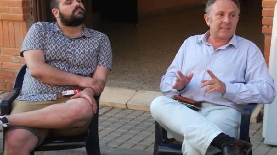 Enric Bataller,  de Compromís, participa en una sesión abierta  en l&#039;Alcúdia