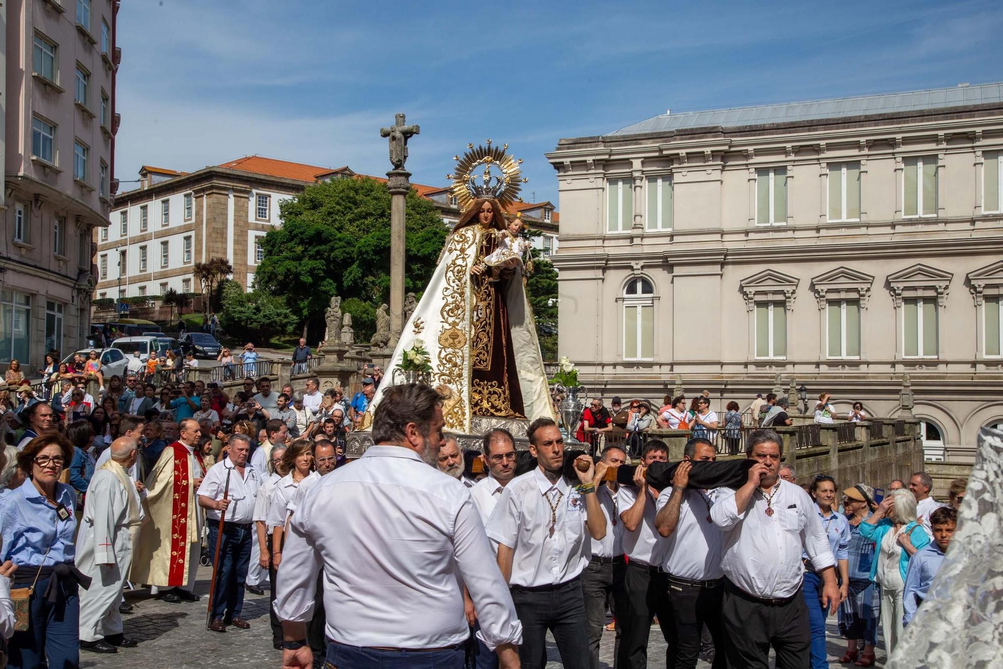 Los marineros de A Coruña celebran la festividad de la Virgen del Carmen