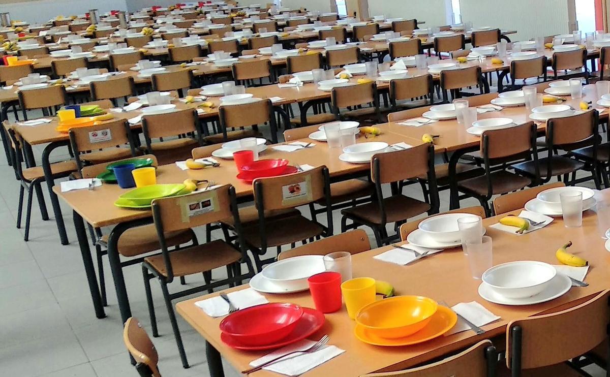 Un comedor escolar.