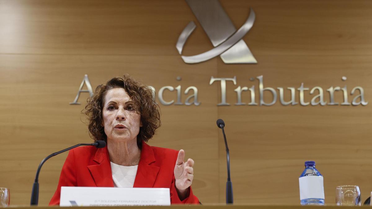 La directora de la Agencia Estatal de la Administración Tributaria, Soledad Fernández.