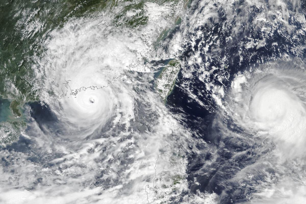 El tifón Haikui se acerca a Taiwán