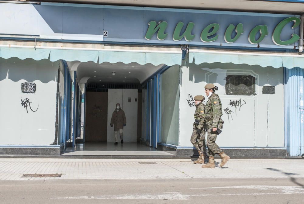 El Ejército de Tierra patrulla en Benavente