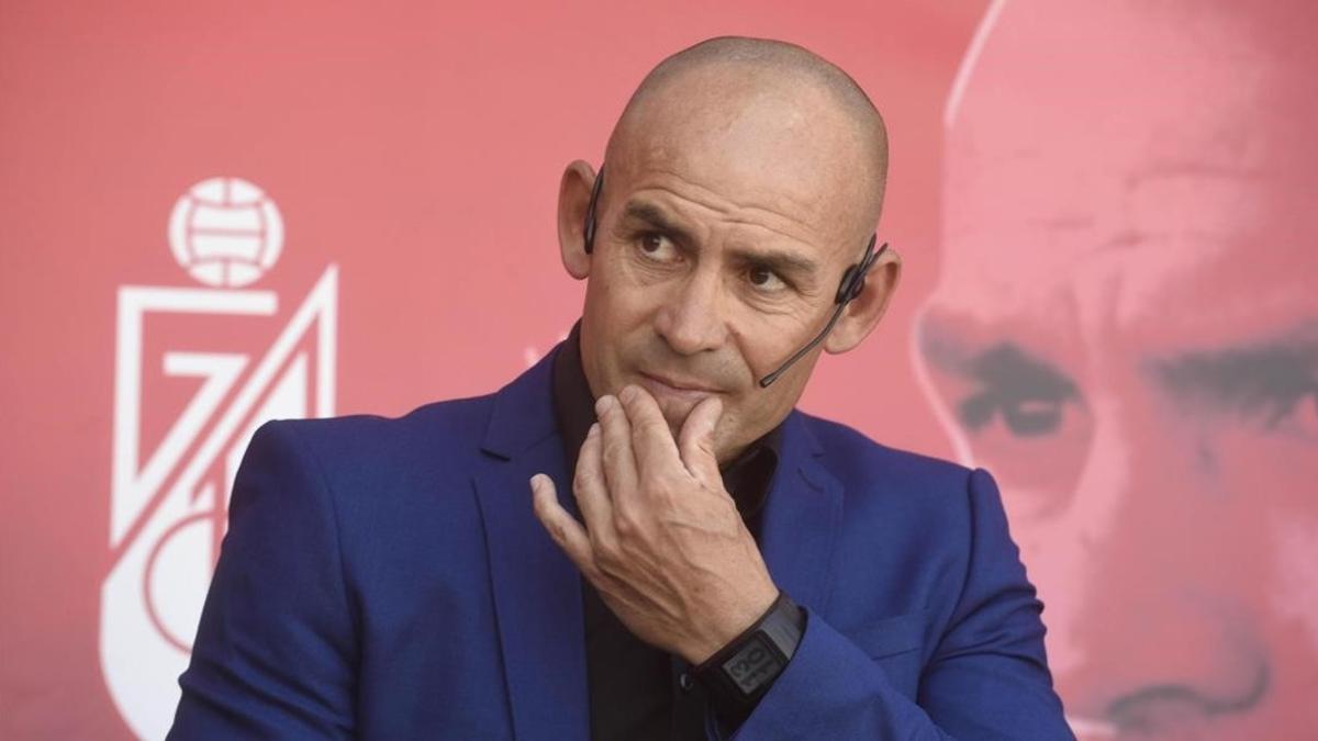 Paco Jémez, en su presentación como técnico del Granada.