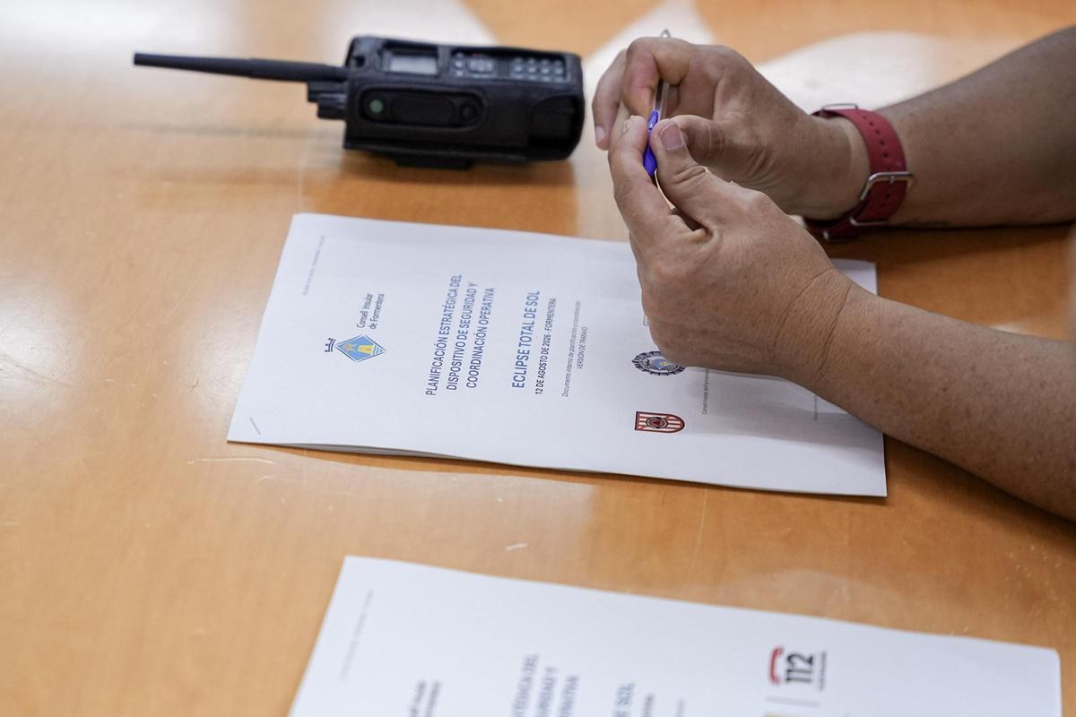 Uno de los asistentes a la reunión de coordinación