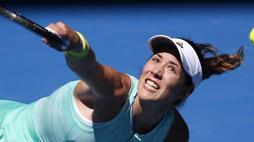 Victoria de Muguruza ante la neozelandesa Marina Erakovic.