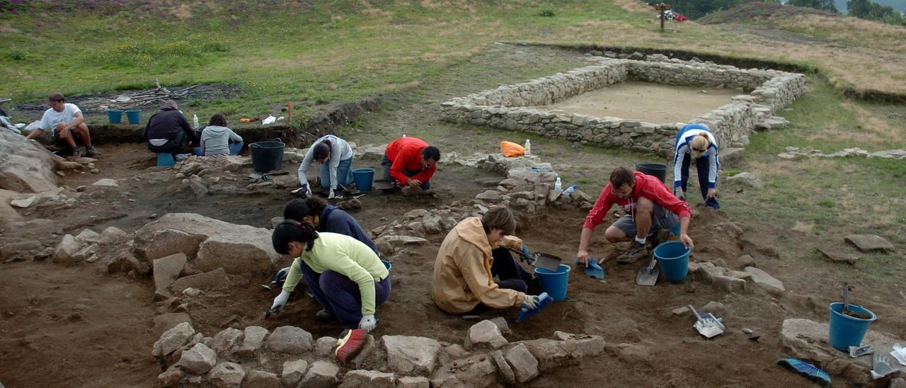 Excavaciones en Castrolandín, Cuntis