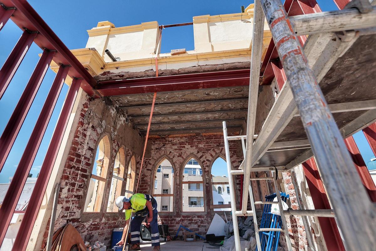 Visita a las obras del Viera y Clavijo Visita a las obras del Viera y Clavijo