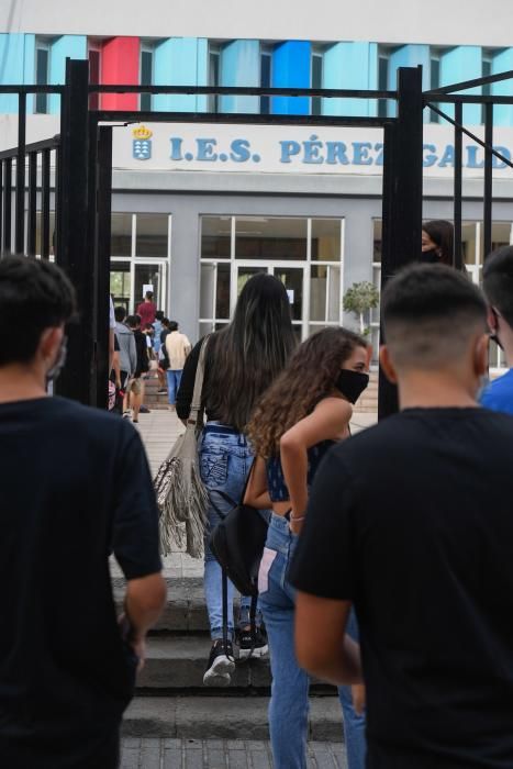 Vuelta al cole de los alumnos de Secundaria