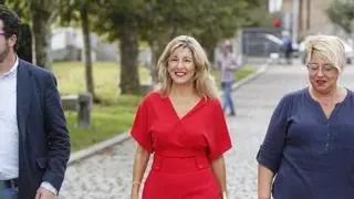 Yolanda Díaz defiende la reforma fiscal frente a los "regalos a las élites" de Rajoy y Feijóo