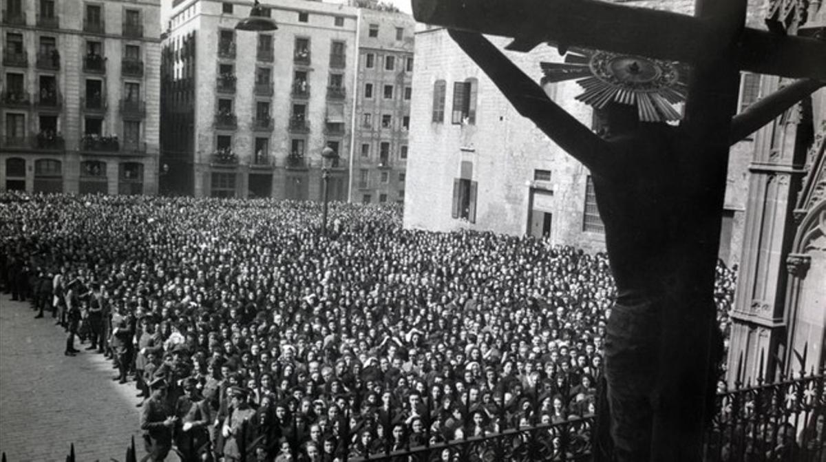 Secuelas de la guerra civil en Barcelona