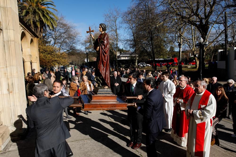 Fiesta patronal en la parroquia de San Julián de S