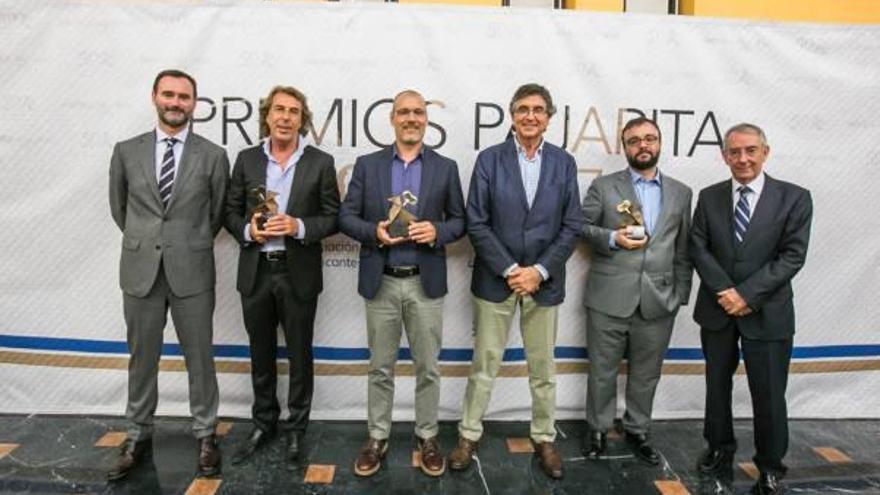 Los galardonados con los Premios Pajarita de este año.