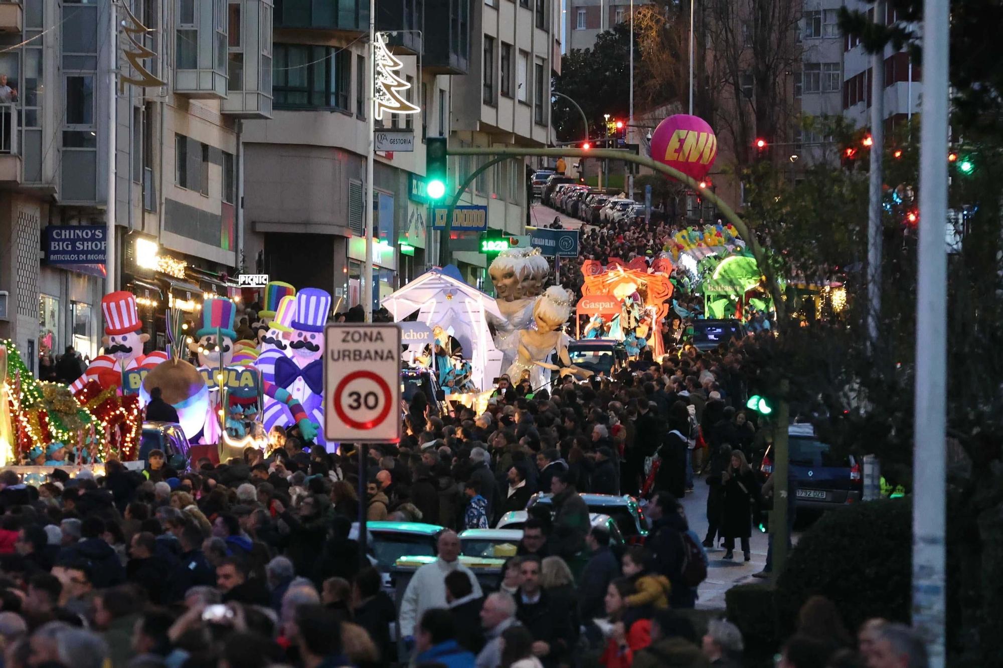 Cabalgata de Reyes Magos en A Coruña