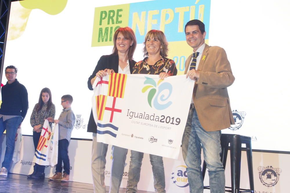 Els Premis Neptú d'Igualada coronen dos triatletes