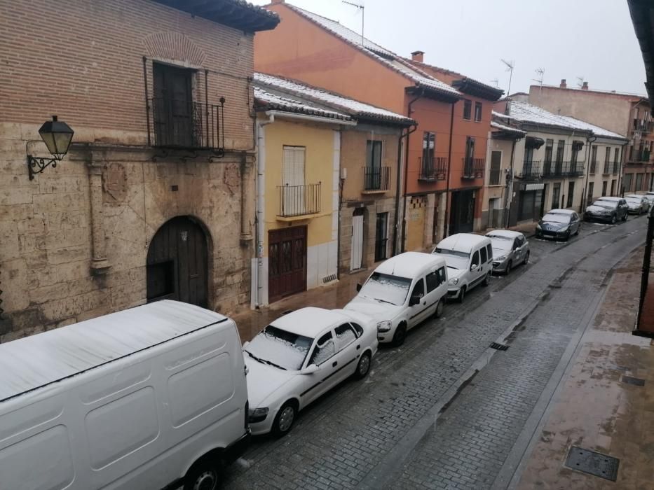 Nieve en la provincia de Zamora.