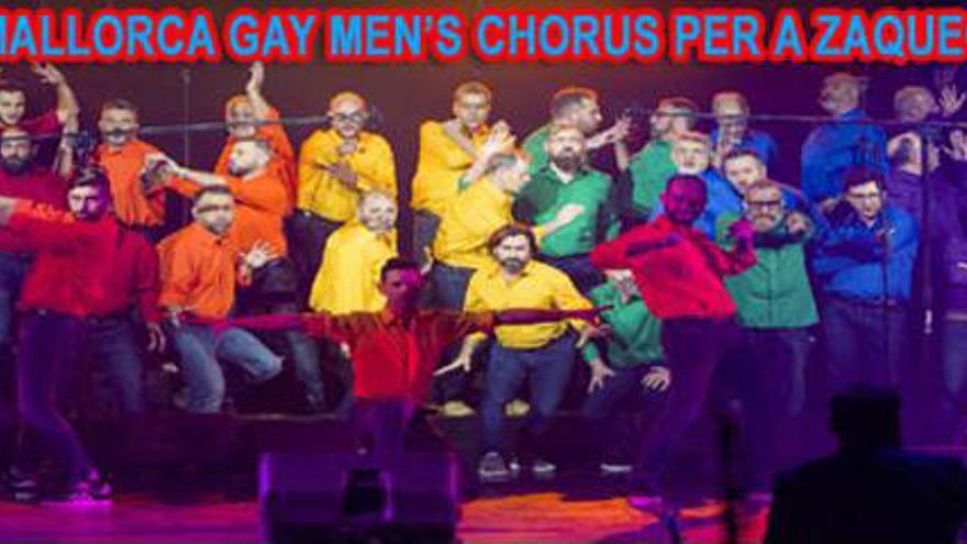 El Mallorca Gay Men&#039;s Chorus durante una actuación.