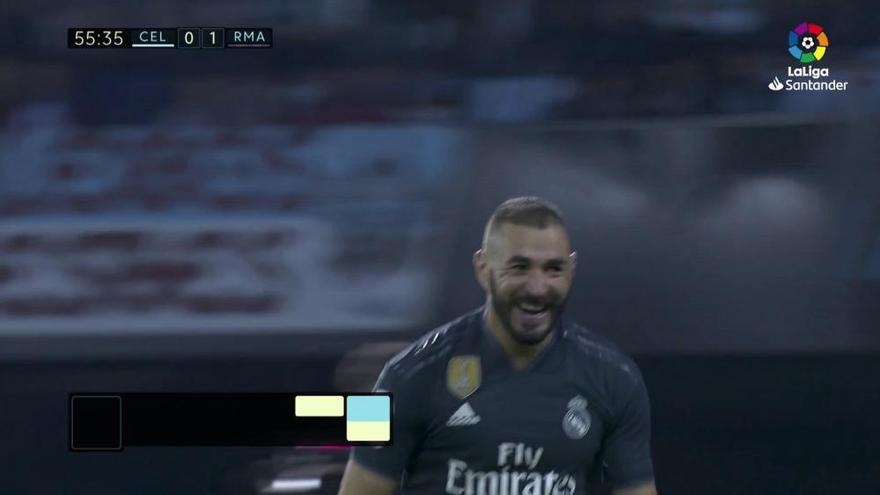 LaLiga Santander: Así fue el segundo gol Benzema en el Celta - Real Madrid