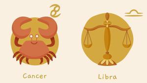 Cáncer y Libra