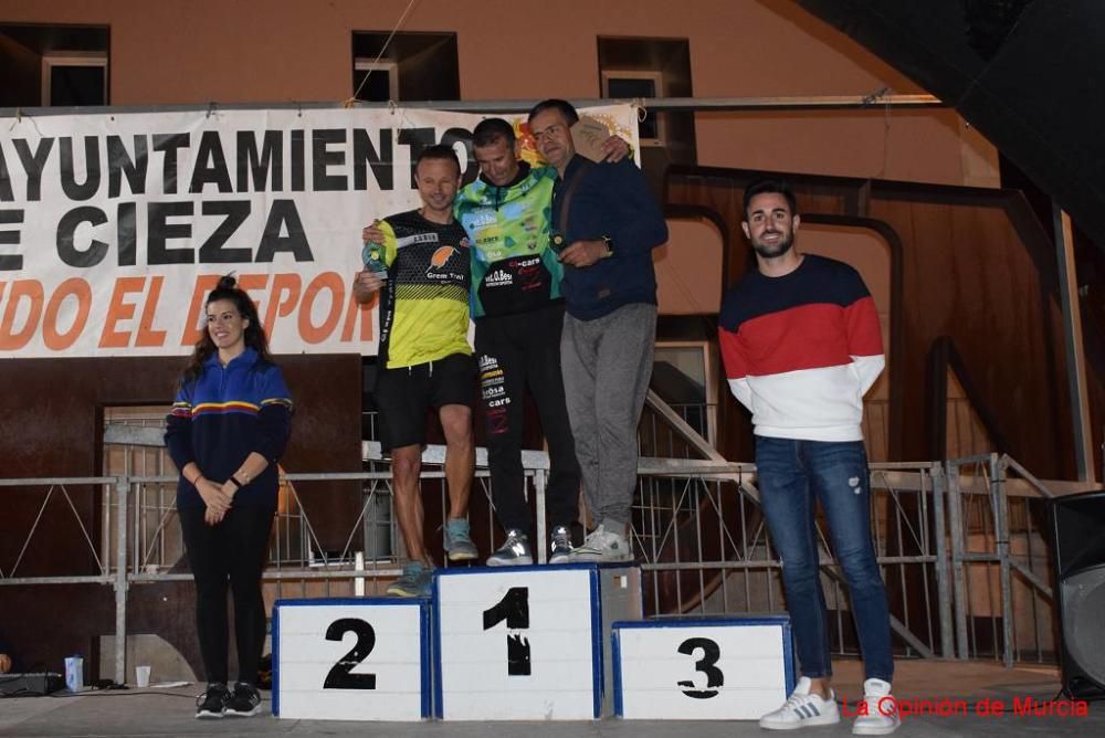 Podios IV Carrera Popular Puentes de Cieza