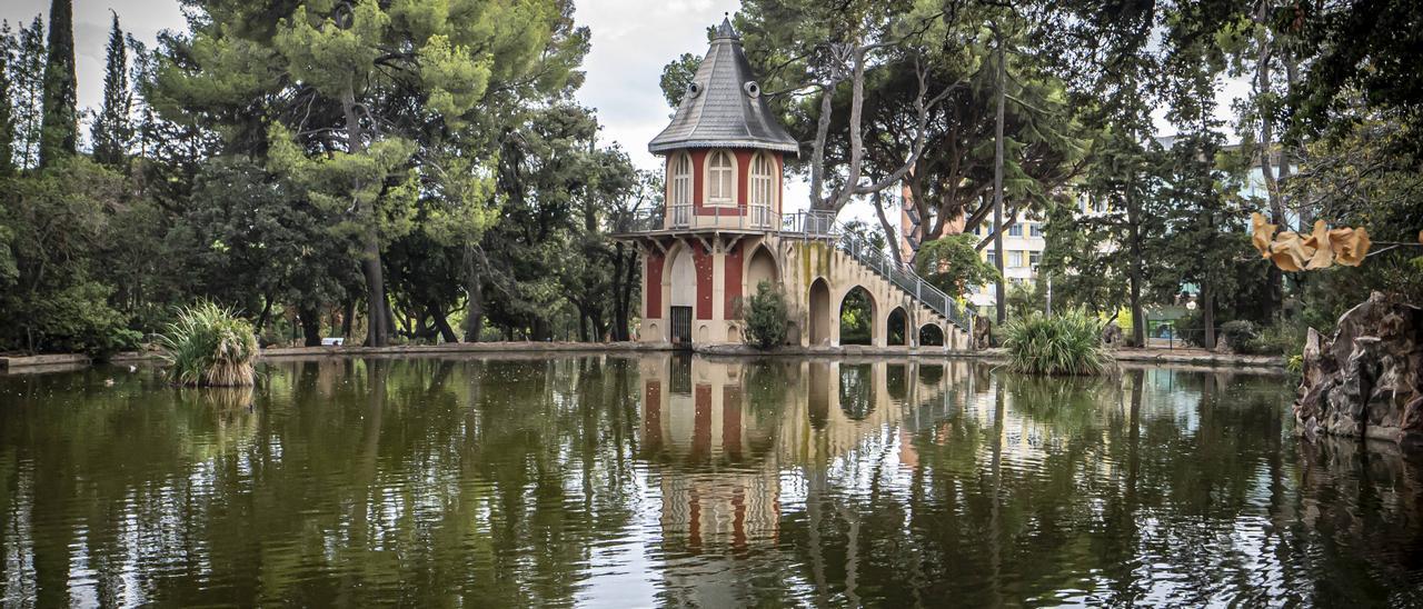 Los jardines de la Torre Girona, en Barcelona.