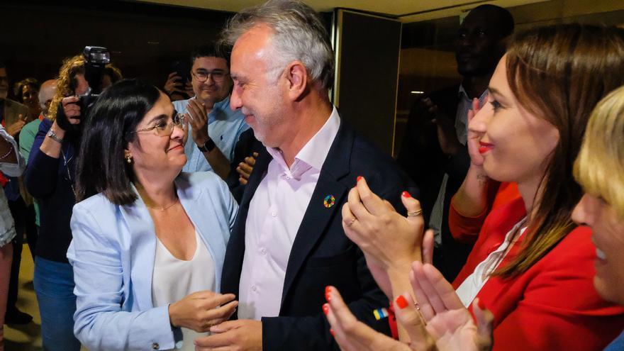 Ángel Víctor Torres y el liderazgo del PSOE: &quot;Hemos ganado las elecciones en Canarias e intentaremos formar Gobierno&quot;